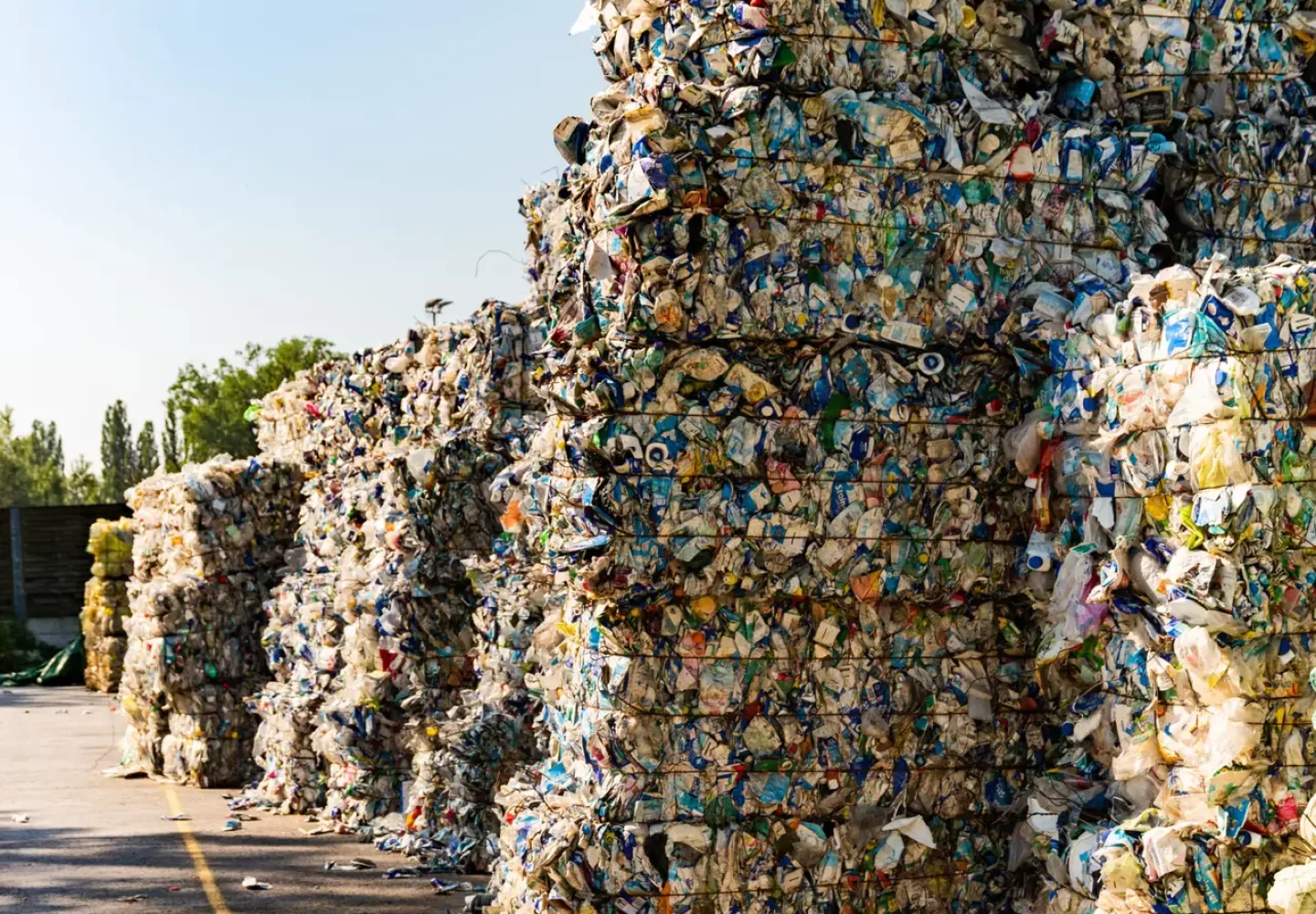 Plastic sorted and other waste sorted ready for waste treatment. Plastic sorted and ready to ship to companys specialising in waste treatment.